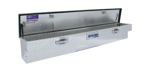 79011033 – BETTER BUILT Tool Box, Side Mount Single Lid Diamond Tread Bright Aluminum 60 Inch Length x 12 Inch Width ...